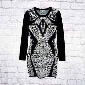 Gianni Bini Geometric Mini Dress